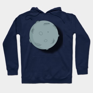 Asteroid in space Hoodie